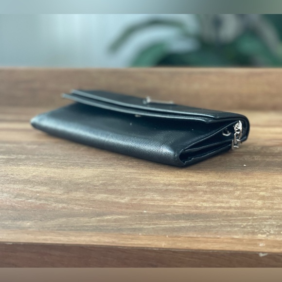 Authentic Prada black Saffiano leather Wallet on Chain - Picture 2 of 13